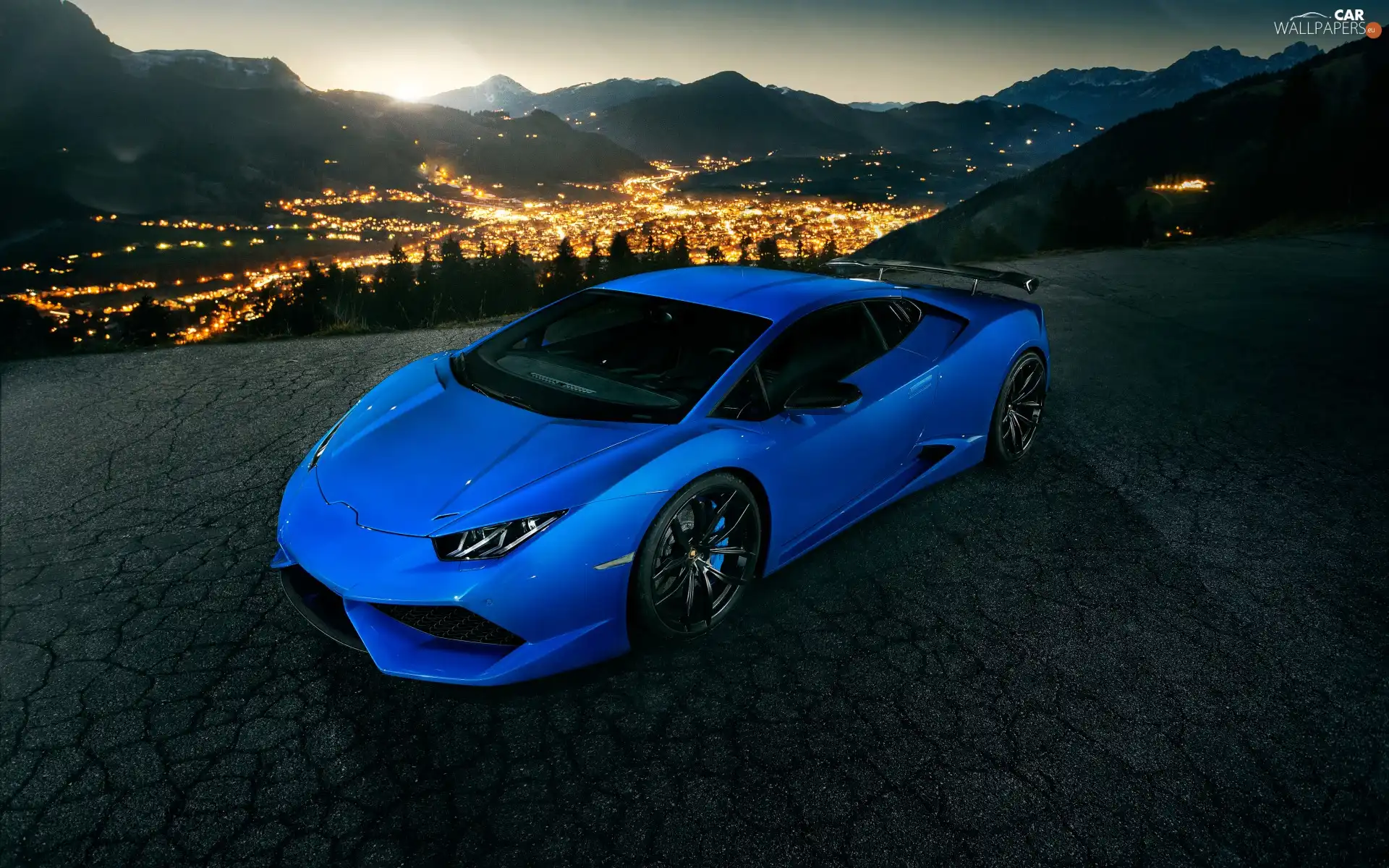 Blue, Lamborghini Huracan
