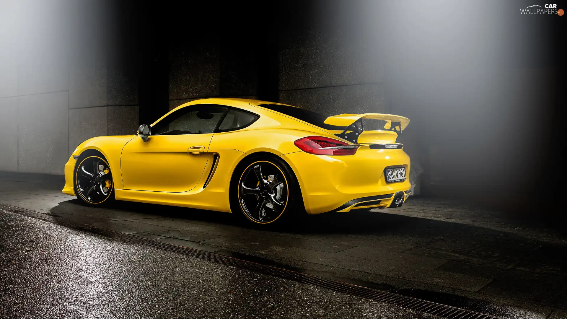 Yellow, Porsche Cayman